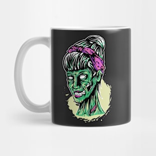 Funky Zombie Lady Mug